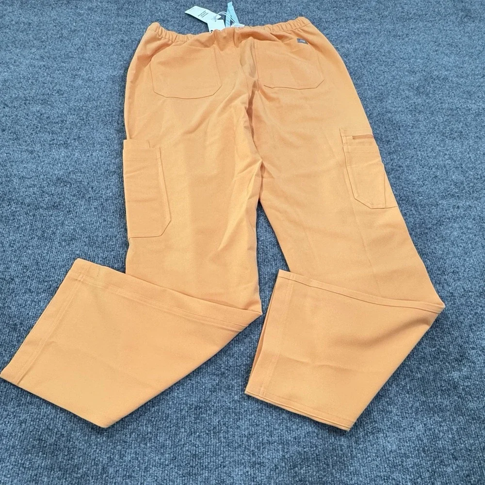 Figs Cairo Cargo Men's Sz LT NWT Orange Creamsicle Scrub Pants